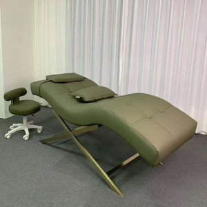 Hot Selling Curved Eyelash Art Cosmetic Bed Luxury <b>Adjustable</b> Facial Treatment and Massage <b>Table</b> for Beauty Salon Hotel - Product Image 4