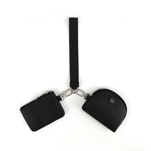 Disponibile Borsa da Polso Multifunzionale Stile Lulu in PU Tinta Unita per <span class=keywords><strong>Donna</strong></span>, <span class=keywords><strong>Portafoglio</strong></span> Due-in-Uno Portatile per Uso Quotidiano Cina - Product Image 6