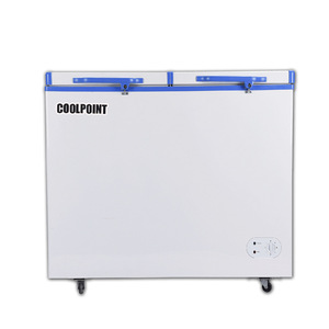 Refrigerador/Congelador Horizontal de 268L con Compresor, Alimentado por Energía Solar, para Uso en Exteriores, Marca Coolpoint - Product Image 1
