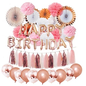 In primo luogo Buon Compleanno In Oro Rosa Palloncino Banner My 1st <span class=keywords><strong>1</strong></span> Un <span class=keywords><strong>Anno</strong></span> di Decorazioni Del Partito Del Bambino Della Ragazza del Ragazzo In Oro Rosa Di Compleanno decorazione - Product Image 5
