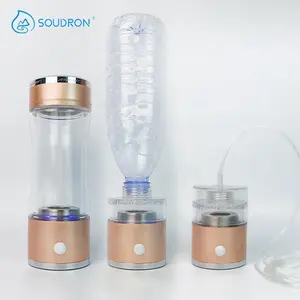 USB rechargeable portable 3 minutes make hydrogen water generator bottle Electrolysis Ionizer Hydrogen Water Bottle