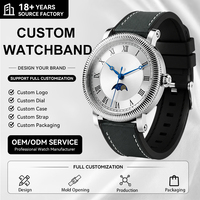 Bracelet de montre intelligente sport en cuir véritable + silicone, durable et étanche, 20/22/24 mm, accessoires, vente directe, modèle SHX 867