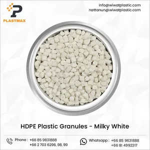 Vente en gros de granulés vierges de polyéthylène HDPE blanc, matière première plastique, 100% écologique - Product Image 6