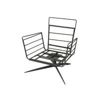 Cadre métallique de canapé et fauteuil avec repose-pieds, revêtement de poudre, en acier, 10mm, nouveau modèle,