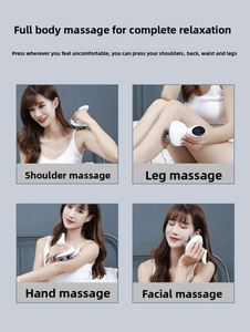 Masseur corporel électrique portatif pour les jambes, pétrissage profond, thérapie par lumière rouge, étanche, relaxation complète des jambes, nutrition, minuterie - Product Image 5