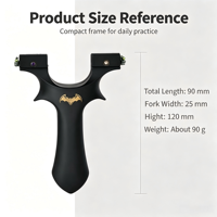 Slingshot puissant en résine ABS pour adultes, tir en plein air, haute précision, fabrication professionnelle, robuste