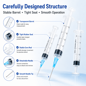 <span class=keywords><strong>Seringue</strong></span> à pointe Luer Slip avec <span class=keywords><strong>aiguille</strong></span>, à graduation claire et contrôle précis du liquide, pour cliniques, laboratoires et distributeurs, achat en gros, livraison rapide - Product Image 3