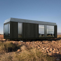 Maison Modulaire Préfabriquée de Luxe Moderne Personnalisée en Conteneur de 40 pieds, Villa Compacte à 2 Chambres, Appartement, Bâtiment de Bureau en Acier