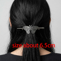 Barrette à cheveux nœud celtique papillon, épingle à cheveux viking nordique Wiccan païenne, épingle à cheveux gothique féerique sorcière pour femme