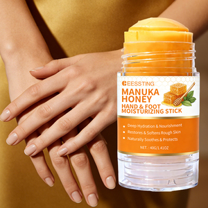 Baume réparateur pour les talons gercés, hydratation intense de haute qualité, adoucit la peau rugueuse, crème hydratante pour les mains et les pieds au miel de Manuka, stick - Product Image 1