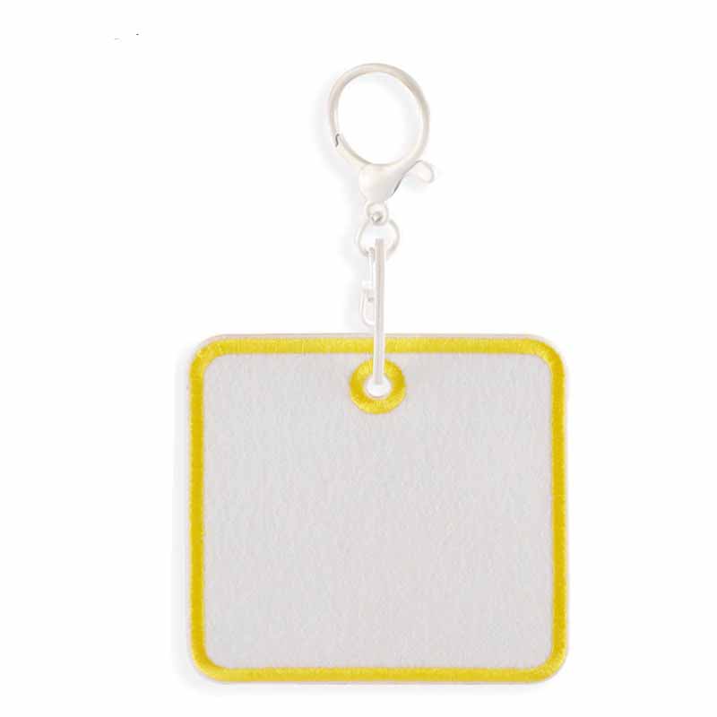 Forme carrée Jaune