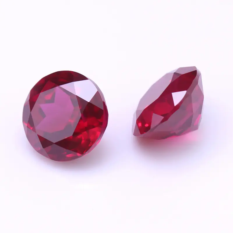 Atacado sapphire sintético preço por carat corindo melhor qualidade forma oval ruby