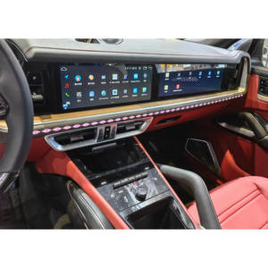 Modification intérieure Led écran Cover Fit Emballage intérieur pour <span class=keywords><strong>Porsche</strong></span> cayenne 2011 -2023 958.1 958.2 9Y0.1 à 2024 9Y0.2 - Product Image 1