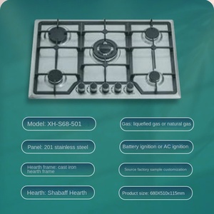 เตาแก๊ส RV 4เตาสแตนเลสสำหรับทำอาหารกลางแจ้งเครื่องใช้ไฟฟ้าใช้แบตเตอรี่ - Product Image 6