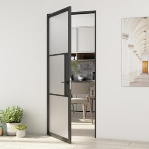 オーストラリア規格の鉄製ガラスドア、格子デザインの錬鉄製ドア（住宅用） - Product Image 3