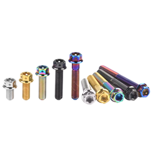 Gr5 Titan Bu Lông Xe Máy M6 M8 M10 <span class=keywords><strong>Hex</strong></span> Mặt Bích Đầu Chìm Ổ Cắm Nắp Tự Khoan Titan Vít - Product Image 4