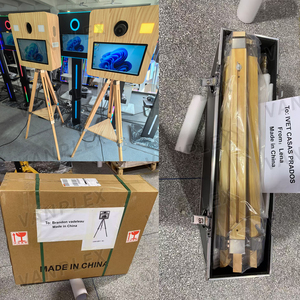 Cabina de Fotos Portátil DSLR de 15.6 Pulgadas, Espejo para Selfies de Metal con Soporte de Imitación Madera, 2 <span class=keywords><strong>A</strong></span>ños de Garantí<span class=keywords><strong>a</strong></span>, Logotipo Gratuito, Directo de Fábrica - Product Image 6