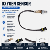 Sensor de Oxígeno Lambda Premium para Mercedes Benz Slk 5 5L OE A0015409217, Conector de Ajuste Perfecto, Menores Emisiones
