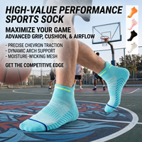 Chaussettes de sport professionnelles pour hommes et femmes, coupe basse, pour la course, le basketball, la gym et le cross-training