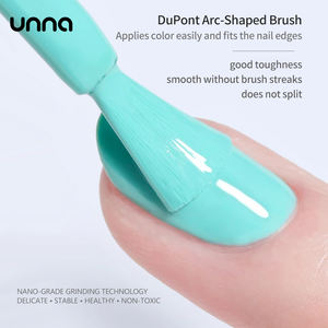 Collection Néon Vibrante UNNA Sans HEMA Sans TPO Fraîcheur Éclatante Brillance Lumineuse Vernis Gel Couleurs Vert Bleu Jaune Violet - Product Image 4