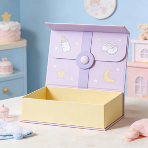 Scatola Regalo Pieghevole Portatile Personalizzata con Stampa a Colori per Libri, Giocattoli per Bambini e Confezioni di Coperte per Neonati - Product Image 2