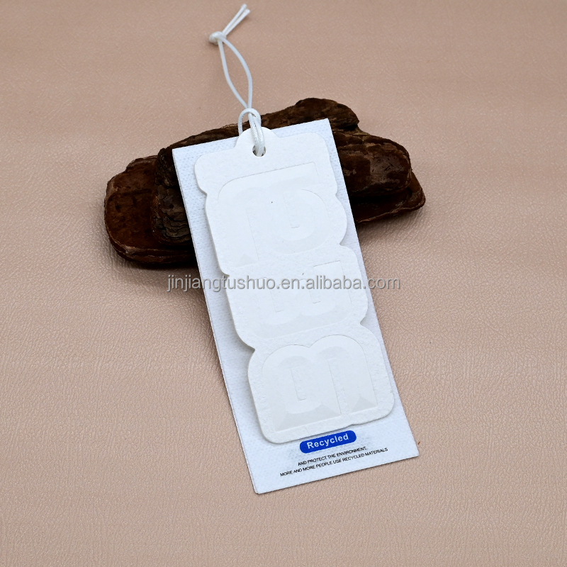 New Clothing Hang Tags Clothes Label Garment Design Round Hangtag Business Card With Own logo Brand Custom Die Cut Tag