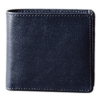Dompet Kartu Lipat RFID Blocking Custom, Tipis untuk Pria dengan Kantong Koin, Minimalis, Bahan Kulit Halus, Tempat Kartu Kredit untuk Penggunaan Sehari-hari