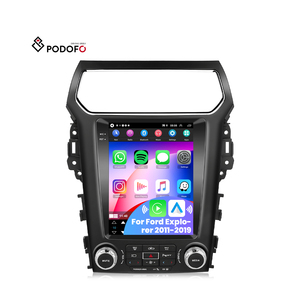 Podofo 9.7 inch Android Car Stereo khung cho Ford Explorer 2011 2019 không dây Carplay Android Auto GPS Wifi Hifi FM RDS OEM - Product Image 1
