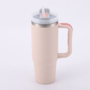 Gobelet de voyage isotherme sous vide 30oz H2.0 avec poignée, couvercle et paille, antidérapant, personnalisable avec logo ODM - Product Image 6