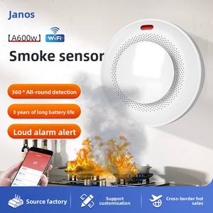 <span class=keywords><strong>Détecteur</strong></span> <span class=keywords><strong>de</strong></span> <span class=keywords><strong>fumée</strong></span> intelligent Wi-Fi Tuya avec télécommande Graffiti 433, application autonome, alarme incendie multifonction - Product Image 6