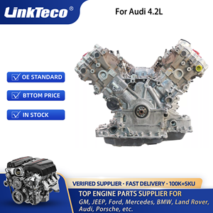 Ensemble de bloc-cylindres Long moteur Linkteco pour Audi A6 <span class=keywords><strong>C6</strong></span> A8 D3 4.2L V8 FSI Benzin BVJ Quattro 079100032 079100032X 350 <span class=keywords><strong>PS</strong></span> - Product Image 4