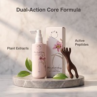 Sérum Capillaire Personnalisé à l'Huile de Romarin et Peptides Liposomales pour la Croissance des Cheveux, Nourrissant Doucement le Cuir Chevelu, à la Biotine, Certifié GMPC, Marque Privée OEM