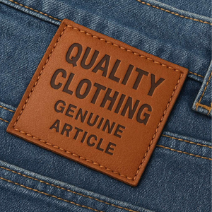 Custom Design Kleine Lederen Patches Labels Naai-On Accessoire <span class=keywords><strong>Maker</strong></span> Met Debossed Logo Voor Hoed En Tas Kleding Labels - Product Image 2