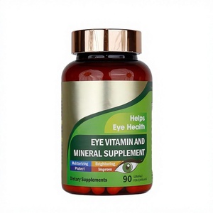 Capsules minérales de lutéine et de zéaxanthine antioxydantes naturelles de qualité supérieure, 90 capsules, supplément vitaminique antioxydant pour les yeux à base de lutéine - Product Image 6