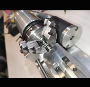 Torno de Metal Compacto Horizontal de Alta Precisión para Trabajos Ligeros con Fuente de Alimentación - Product Image 5