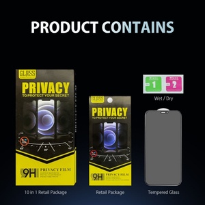 Nouveauté pour iPhone 15 16 Pro Max : Protection d'écran en verre trempé soyeux, protecteur de confidentialité, De Pantalla - Product Image 2