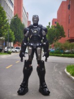 Costume de robot Iron Man Mark 7 de 9 pieds en soie/coton de haute qualité pour adulte, idéal pour les spectacles sur scène