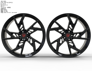 Jante monobloc forgée de 22 pouces pour <span class=keywords><strong>Ferrari</strong></span> <span class=keywords><strong>Purosangue</strong></span> 2025, finition noir brillant, 5X114.3, charge 850 kg, design concave personnalisé - Product Image 3