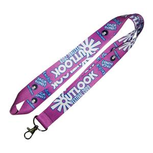 Cordon en polyester <span class=keywords><strong>de</strong></span> transfert <span class=keywords><strong>de</strong></span> chaleur <span class=keywords><strong>personnalisé</strong></span> en couleur avec crochet sangle <span class=keywords><strong>de</strong></span> <span class=keywords><strong>cou</strong></span> pour porte-badge d'identification - Product Image 1