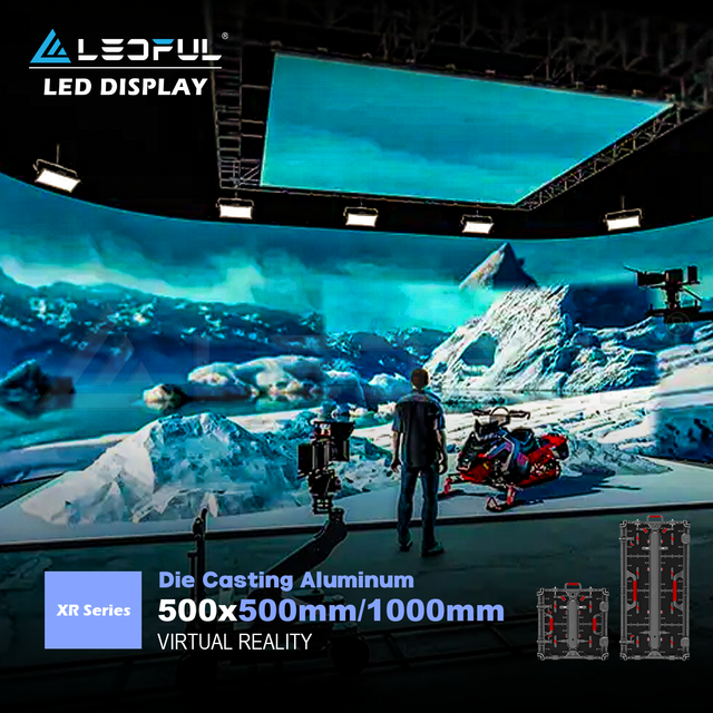 7680Hz Refresh Rate Studio P0.9 P1.2 P1.5 P2.6 VFX VP XR Film Virtual Production Led Video Wall Display Screen Cabinet