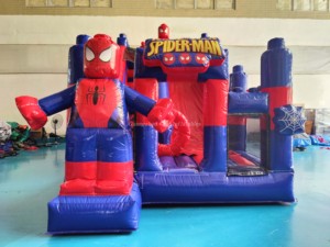 Trẻ em của Đảng Chất lượng cao bán khối xây dựng trượt bơm hơi gamesadult trẻ em Spider-Man <span class=keywords><strong>Inflatable</strong></span> trượt vui vẻ trượt - Product Image 4