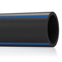 Tuyau rigide d'alimentation en eau d'irrigation en polyéthylène PE DN63mm 70mm 80mm 90mm 4 bars, tuyau sanitaire HDPE