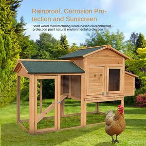 Houten kippenhok voor buiten, kweek, gemaakt in China, geen montage nodig, gratis verzending - Product Image 5