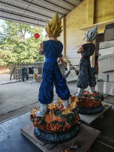 Figura de acción de resina de alta calidad al por mayor de Dragon Ball <span class=keywords><strong>Super</strong></span> Vegito, estatua decorativa, juguetes para exhibición en tiendas de anime - Product Image 4