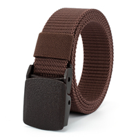 Fournitures d'usine Sports Loisirs Boucle en plastique 3.2cm Ceinture Nylon Tissu Ceinture tactique pour hommes