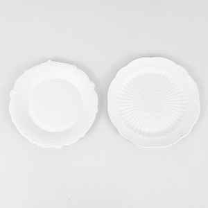 Assiettes de bagasse de canne à sucre jetables écologiques populaires de 9 pouces Plats et assiettes Niveau alimentaire Graisse et étanchéité à l'eau pour la fête - Product Image 4