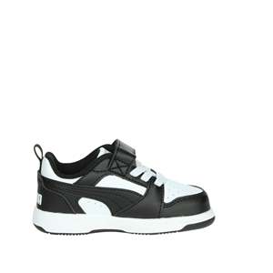 <span class=keywords><strong>Puma</strong></span> Kids Court Sneakers Noir Blanc 21 Chaussures Chunky Amorties Toutes Saisons Tige Synthétique Semelle Extérieure en Caoutchouc - Product Image 4
