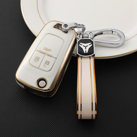 Coque de protection pour clé de voiture en TPU souple de qualité supérieure pour Chevrolet Malibu Buick Excelle XT GT Lacrosse Encore Porte-clés Porte-clés Sac Usine