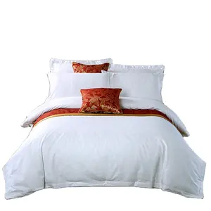 Quality Bed Sheets 500 Thread Count Cost Hotel Pillowcases Bulk Jacquard Bedding Set