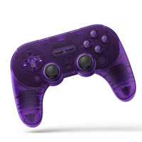 Control de Juego Multiplataforma 8Bitdo Pro 2 Hall Effect Retro Edición Especial Transparente con Botón Trasero